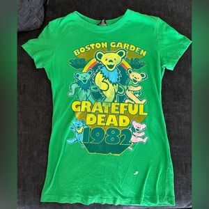 Boston Garden Grateful Dead Sept 18th 1982 printed T-shirt size Med used